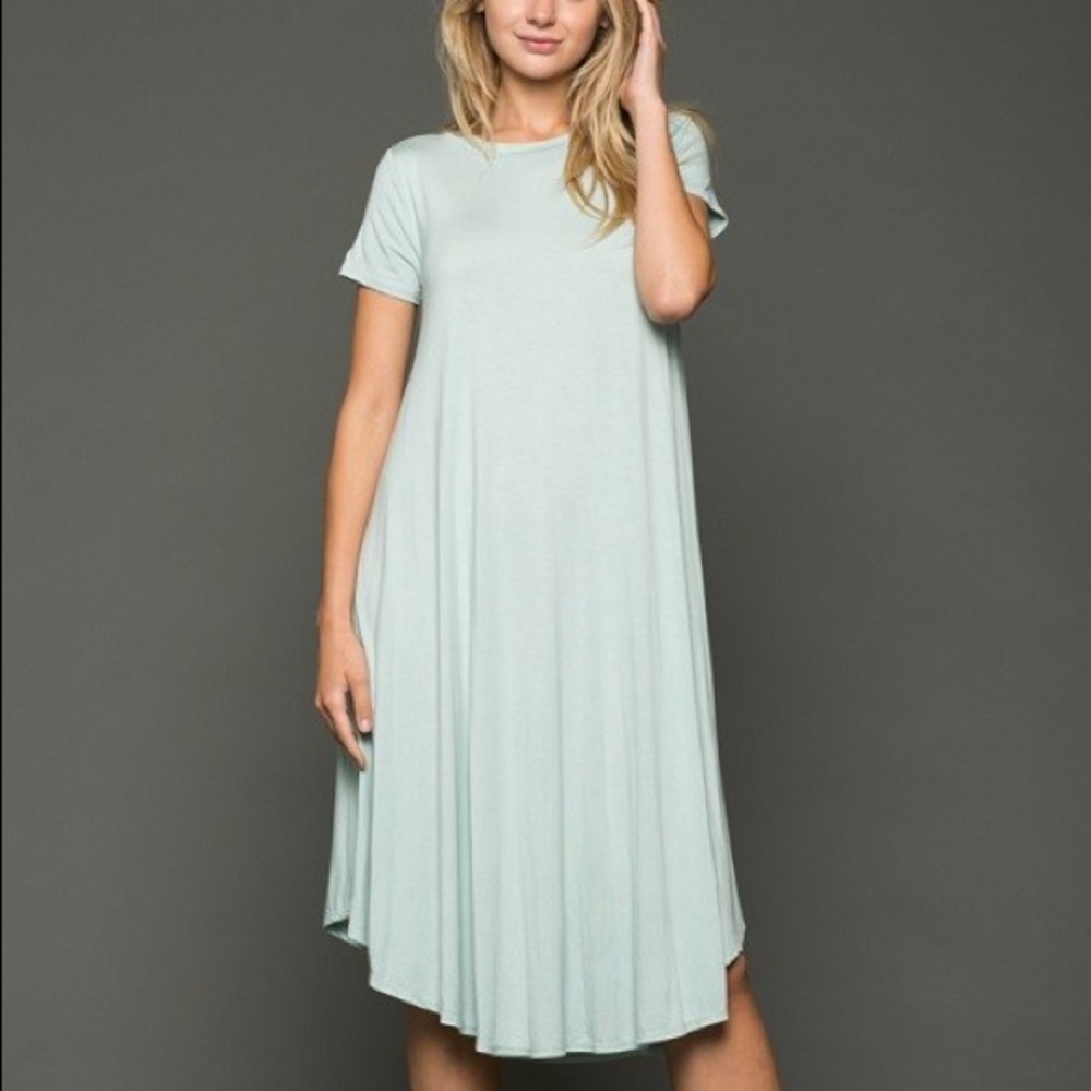 Light Blue MidiDress